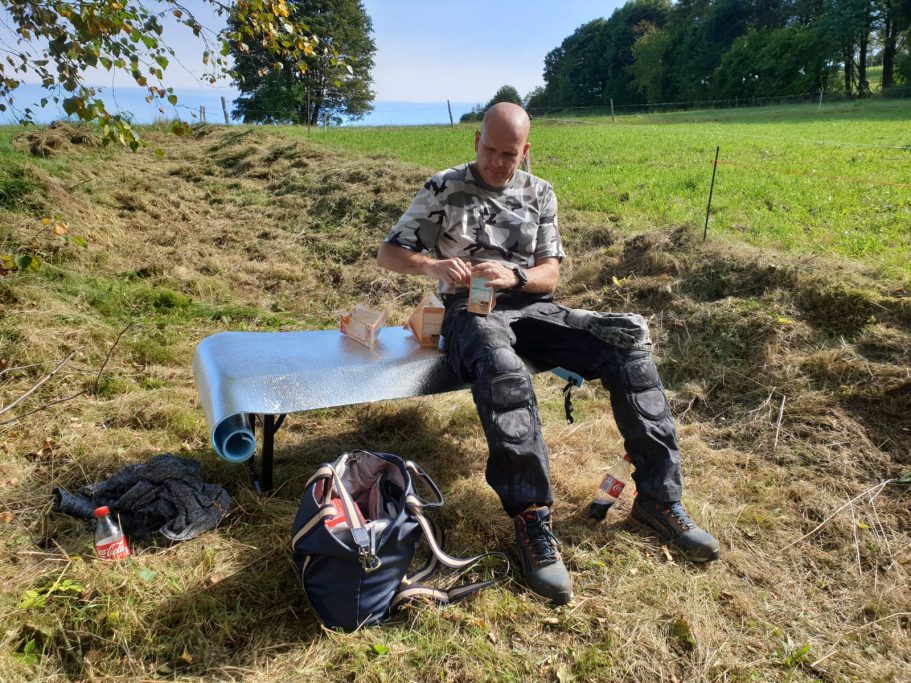 Eine der vielen Arbeitspausen